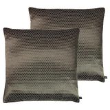 Prestigious Textiles Emboss Metallic Polyester Gevuld Kussen - Twin Pack, 55 x 55cm