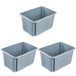 keeeper Bak emil, stapelbaar door draaien, 54,5 x 39 x 29,5 cm, 45 l, blauw (Nordic Blue), 3 stuks