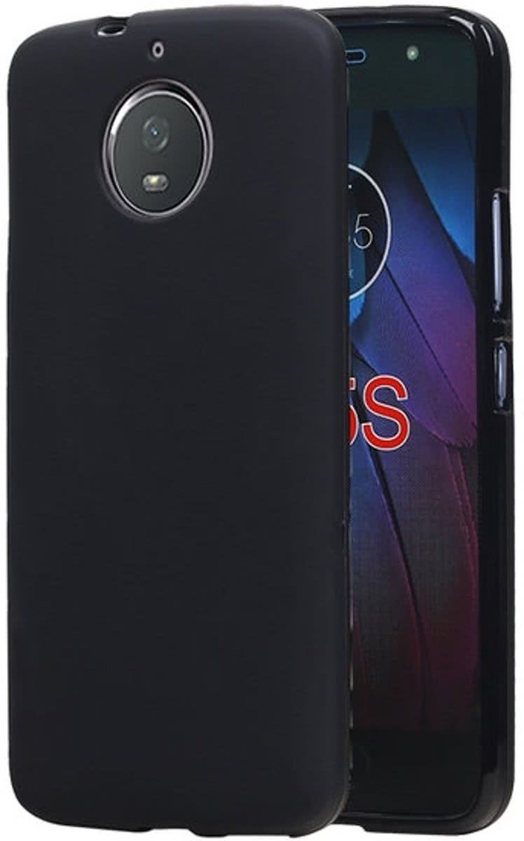 Best Cases .nl Motorola Moto G5s Design TPU back case hoesje Zwart