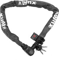 Lynx Kettingslot - Gehard Staal - Auto-Click Systeem - 100 cm - Zwart