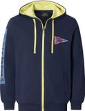Jan Vanderstorm heren Sweatvest - 68/70 - donkerblauw - Plus Size