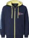 Jan Vanderstorm heren Sweatvest - 68/70 - donkerblauw - Plus Size