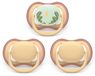 Philips AVENT Ultra Air Pacifier SCF087/23, 0-6 Months, 3 Pieces, Orange