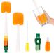 Ibenzoa® Set de nettoyage de biberons avec différentes brosses pour un nettoyage efficace et sans rayures des biberons et plus