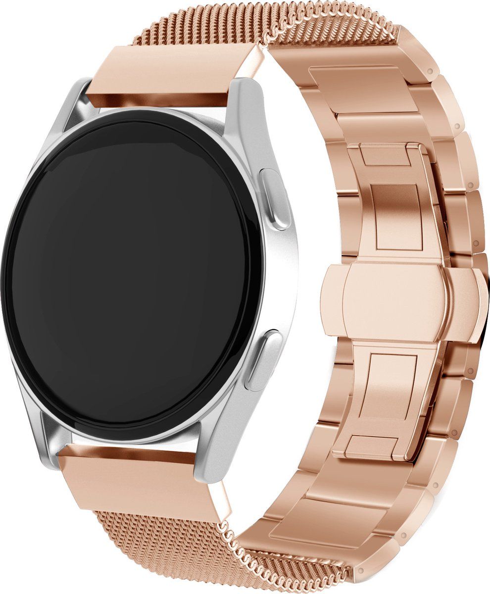 Strap-it Huawei Watch GT 2 Pro Milanese Band - Rose Gold - GT 2 Pro