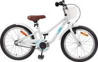 Vélo enfant 20 Pouces pour 6-11 ans Blanc