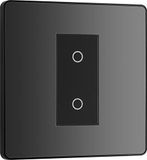 BG Electrical Dimmer Evolve Single Touch, 2-weg Master, 200 W, zwart chroom