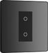BG Electrical Dimmer Evolve Single Touch, 2-weg Master, 200 W, zwart chroom