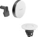 Hansgrohe Exafill - Bovenset voor badaf- en overloopsysteem met vulling, Push-Open, glanzend wit/geborsteld zwart chroom 58119340