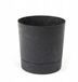 Bloempot Lamela Aura Pot met Schotel - Zwart Beton - Ø 17,5cm