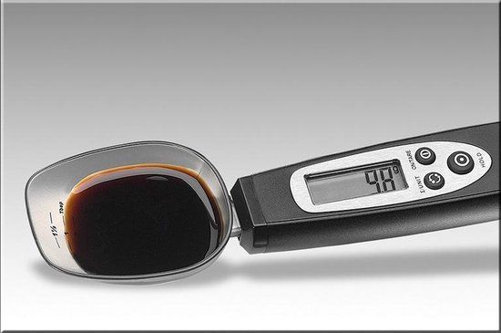 Sunartis Lepelweegschaal - Digitaal - Tot 300 gram - Zwart