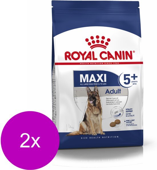 Royal Canin Shn Maxi Adult 5plus - Hondenvoer - 2 x 4 kg