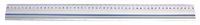 Wedo 525450 snijliniaal (van aluminium, met stalen rand en antislip rubberen inleg, 50 cm)