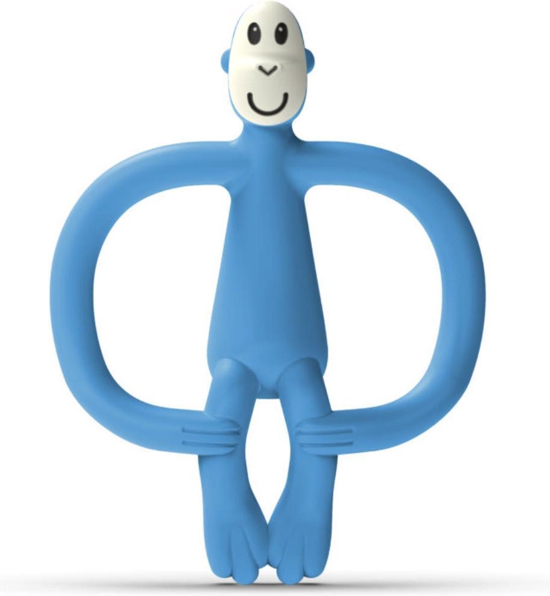 Matchstick Monkey Bijtring - no tail teether Blue