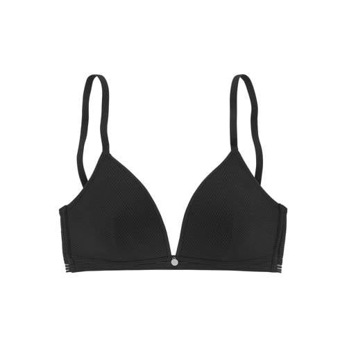 s.Oliver Voorgevormde Bralette - Zwart