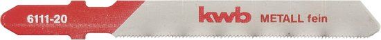 KWB Lames de scie sauteuse - Métal fin 6111-30