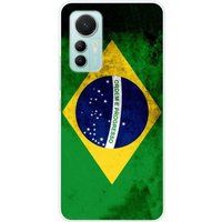Xiaomi Mi 12 Lite Drapeau Brésil Bedrukt siliconen hoesje