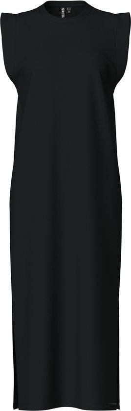 Pieces PCCHILLI Summer Sweat Dress - Loungewear Dress - Black - Women - Size S