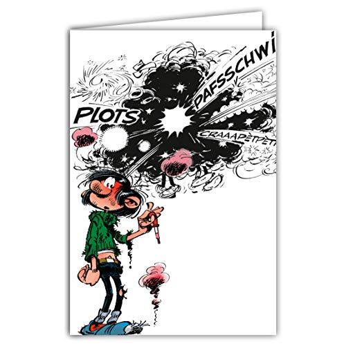 Verjaardagskaart Gaston Lagaffe Boom!