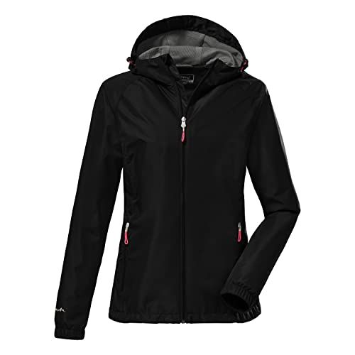 killtec Women's Functional Jacket with Hood - KOS 15 WMN JCKT - Black - Size 50