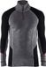 Blaklader Onderhemd zip-neck 100% merino XWARM 4699-1736 - Medium Grijs/Zwart - XS