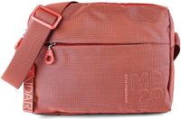 MANDARINA DUCK schoudertas MD20 Medium Zip Crossover Pecan Nut lichtrood