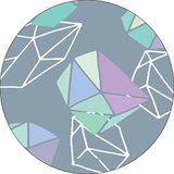 Bonateks Ronde digitaal bedrukte muismat, antislip onderkant, voor kantoor en thuis, diameter: 22 cm