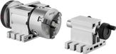 VEVOR Mandrin à trois mors K11-100mm 4ème axe CNC axe rotatif rapport de démultiplication 6:1 moteur pas à pas Nema23