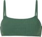 Protest MIXDish Bralette bikinitop Dames Veggie Green Gestreept XS