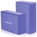 TechFit Yogablok van EVA-schuim met hoge dichtheid, 2 stuks, licht en antislip, ideaal voor yoga, pilates, stretching, afmetingen: 23 x 15 x 7,6 cm