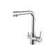DP Bath robinet de cuisine, chromé, 2 sorties