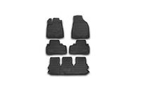 Rubber Element 3D-antislip rubberen vloermatten voor Toyota Highlander 14-20