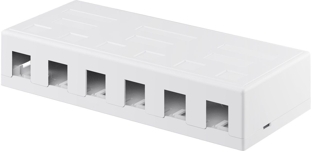 Goobay 79379 Elektrakasten wit 16,4 cm