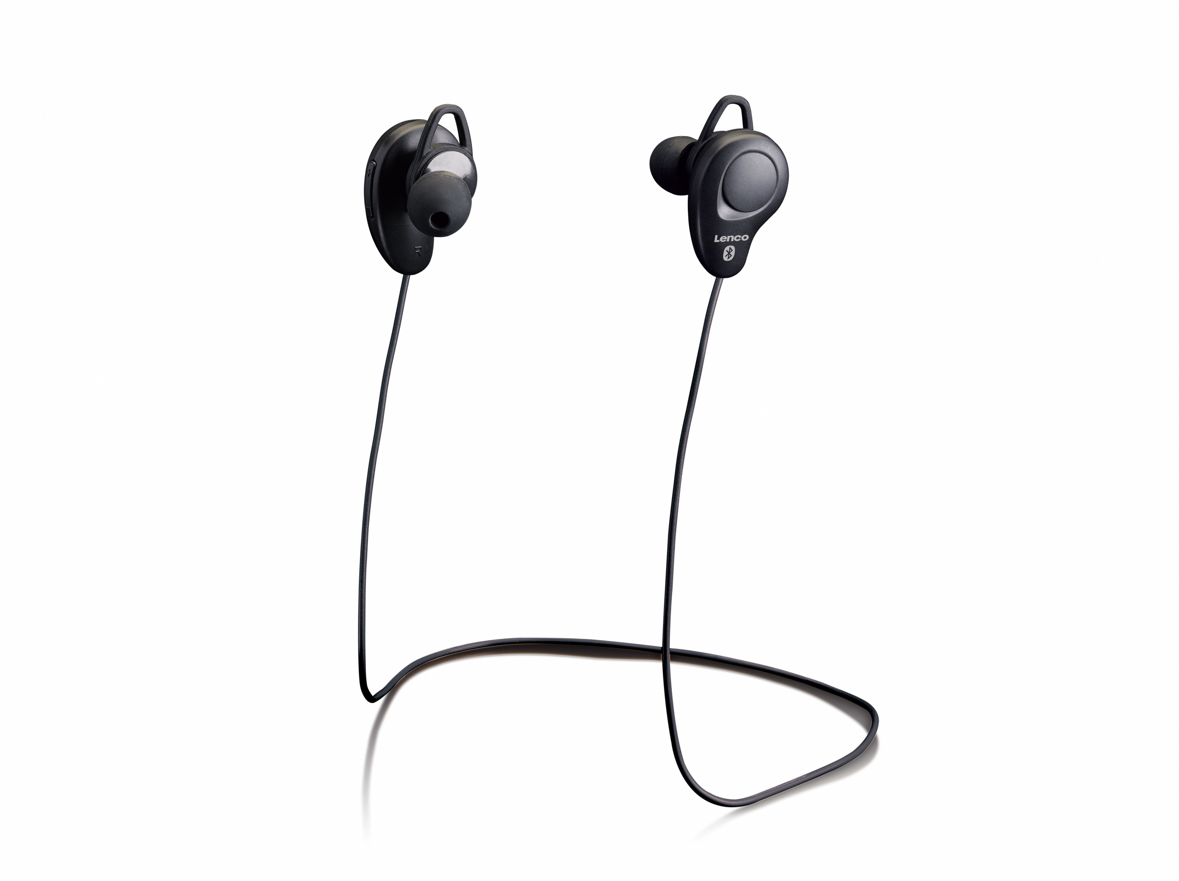 Lenco EPB-015 - Draadloze Bluetooth Oordopjes - Zwart