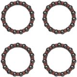 Fulcrum R0-003 Roulements céramiques 4 unités Argent