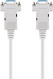 Goobay D-SUB 9-Pin Connector Cable, Female/Female, Serial 1:1 2 m