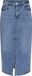 Vila VIJAF HW MIDI DENIM SKIRT-NOOS - Medium Blue Denim/WASH MBD-011 - W44