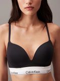 Calvin Klein Push-Up Plunge bh met beugel - Katoen modal - Ademend materiaal - Diep uitgesneden