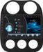 Happiq Autoradio met Bluetooth et CarPlay pour Jeep Compass & Patriot (2011-2017) - Convient pour Apple et Android - Stéréo - Navigation - 2Go 32Go