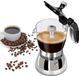 Unyqoos® Cafetière italienne traditionnelle pour six tasses avec design transparent