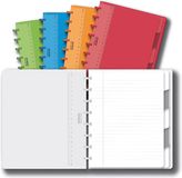 Adoc Colorlines schrift, A5, 144 bladzijden, gelijnd, geassorteerde kleuren