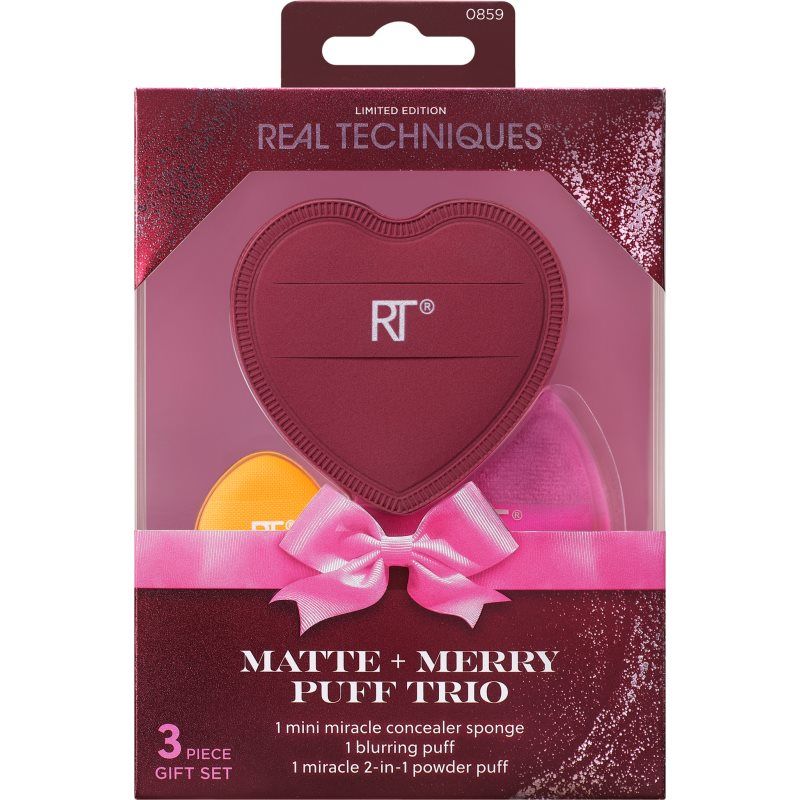 Real Techniques Matte + Merry Puff Trio
