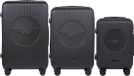 Swallow Collection Wings - Kofferset - Donkergrijs - ABS+ - 3 Maten