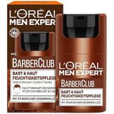 L'Oréal Men Expert Barber Club, hydraterende crème voor baard en huid, vochtinbrengende crème voor 3-dagen-baard, gezichtscrème voor heren met houtachtige geur en etherische cederhoutolie, 1 x 50 ml