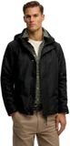 Superdry - Shell Jas Met Capuchon - Heren - Zwart - XXL