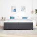 Maison Exclusive - Sommier tapissier gris foncé 200 x 200 cm en velours côtelé