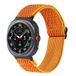 Samsung Galaxy Watch 8 - 40mm / 44mm Elastische Solo Loop Nylon Bandje - Oranje