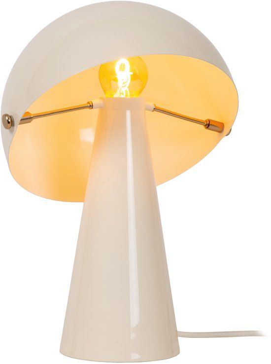 Lucide BARONE - Tafellamp - Ø 23 cm - 1xE27 - Beige