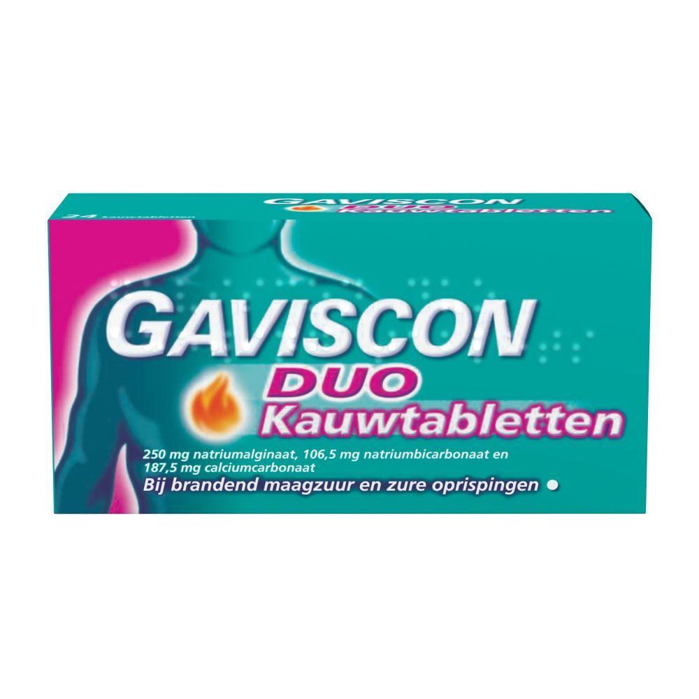 Gaviscon Duo Kauwtabletten 24st