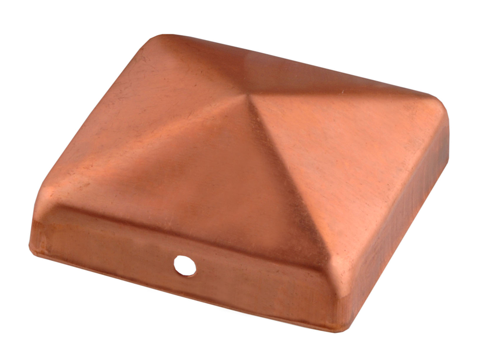 Connex Paalkapje 90X90Mm Zonder Kogel Cu - HV4297